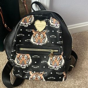 Betsey Johnson tiger backpack!